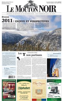 Le Mouton Noir Le texte a d'abord été publié à la Une du Mouton Noir